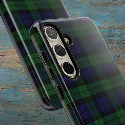 Scottish Tartan Phone Case - Black Watch, Various