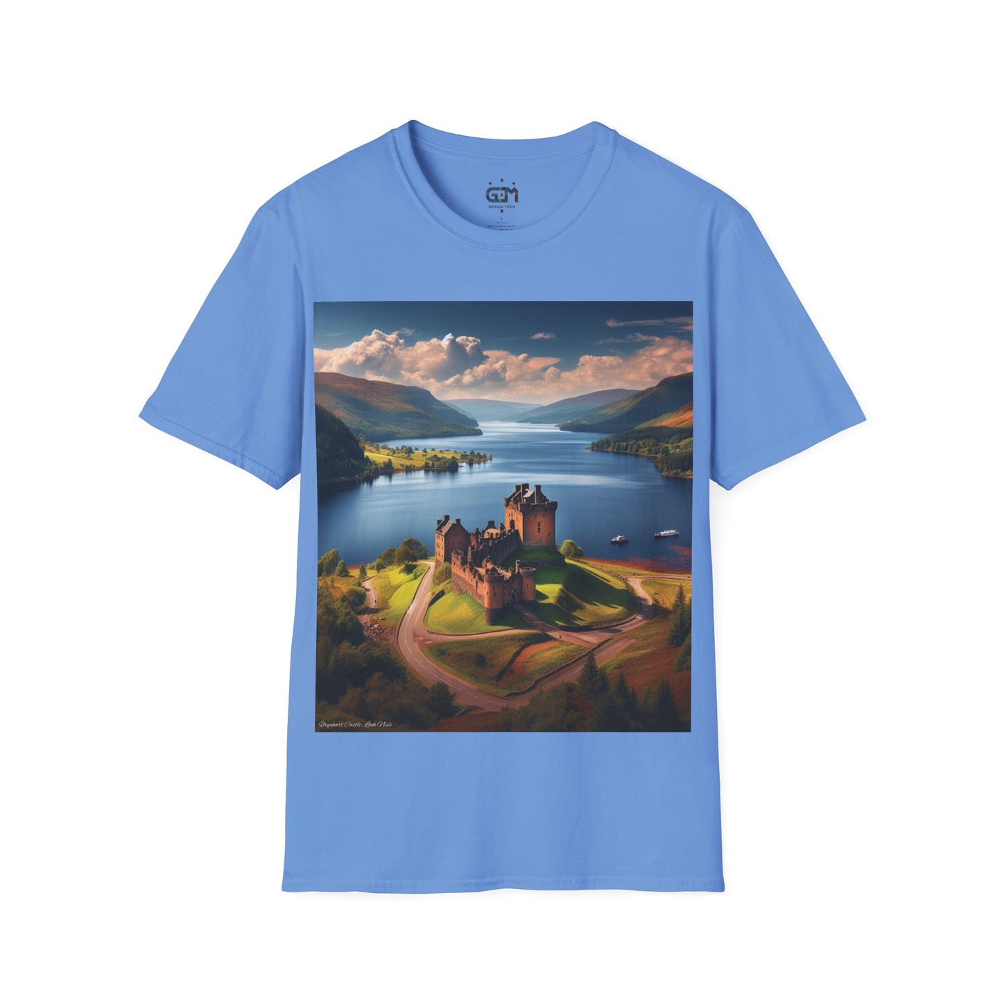 Urquhart Castle - Loch Ness Softstyle T-Shirt, Unisex Tee, Scottish Landmarks, Various Colours