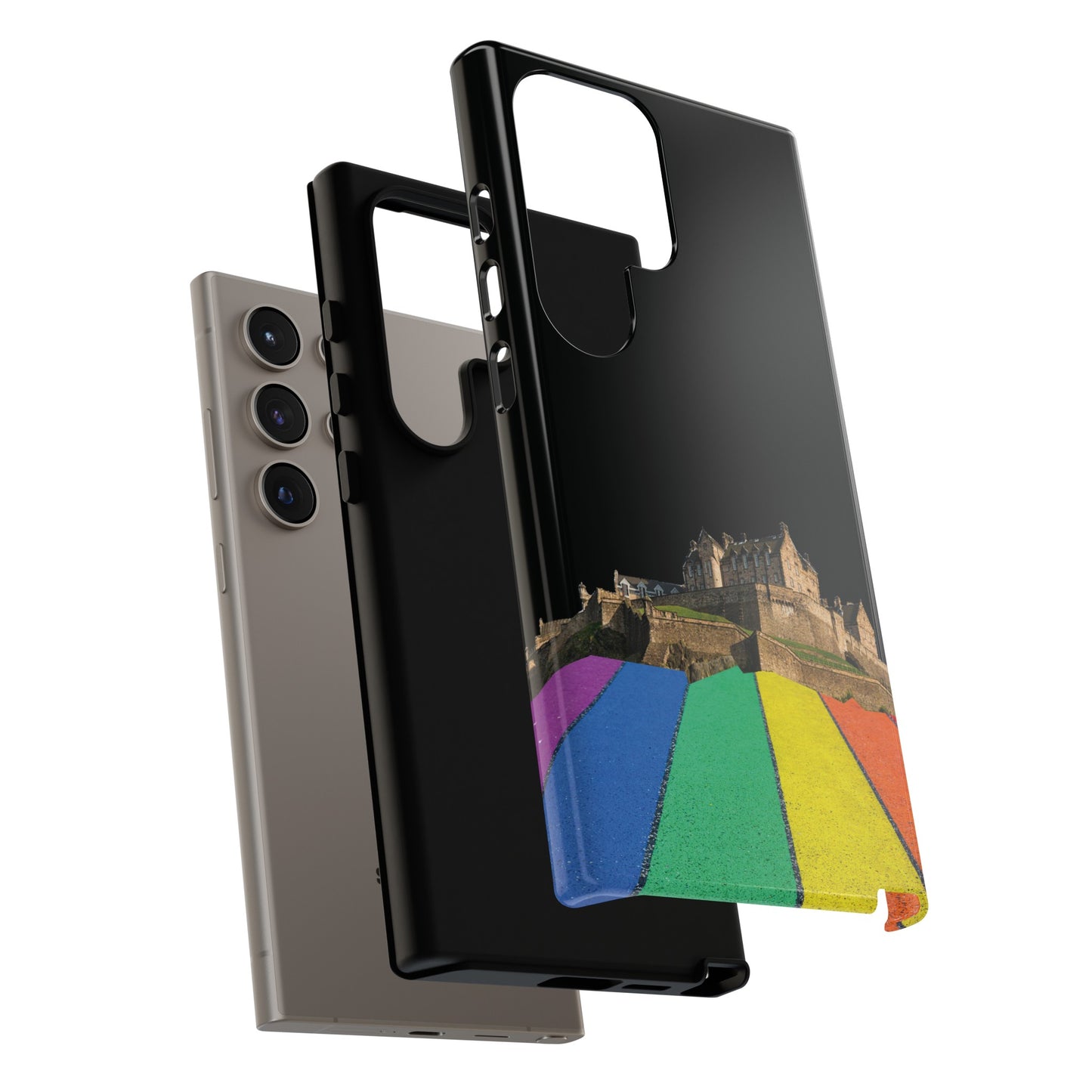 Edinburgh Castle Pride Rockface Phone Case - Road, Various