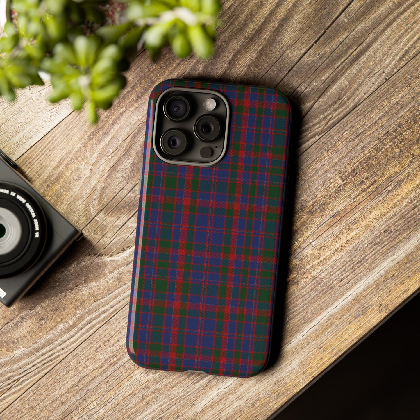 Étui de téléphone à motif tartan écossais - Cumming, Divers