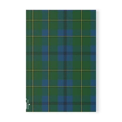 Scottish Tartan Softcover A5 Notebook - Johnstone