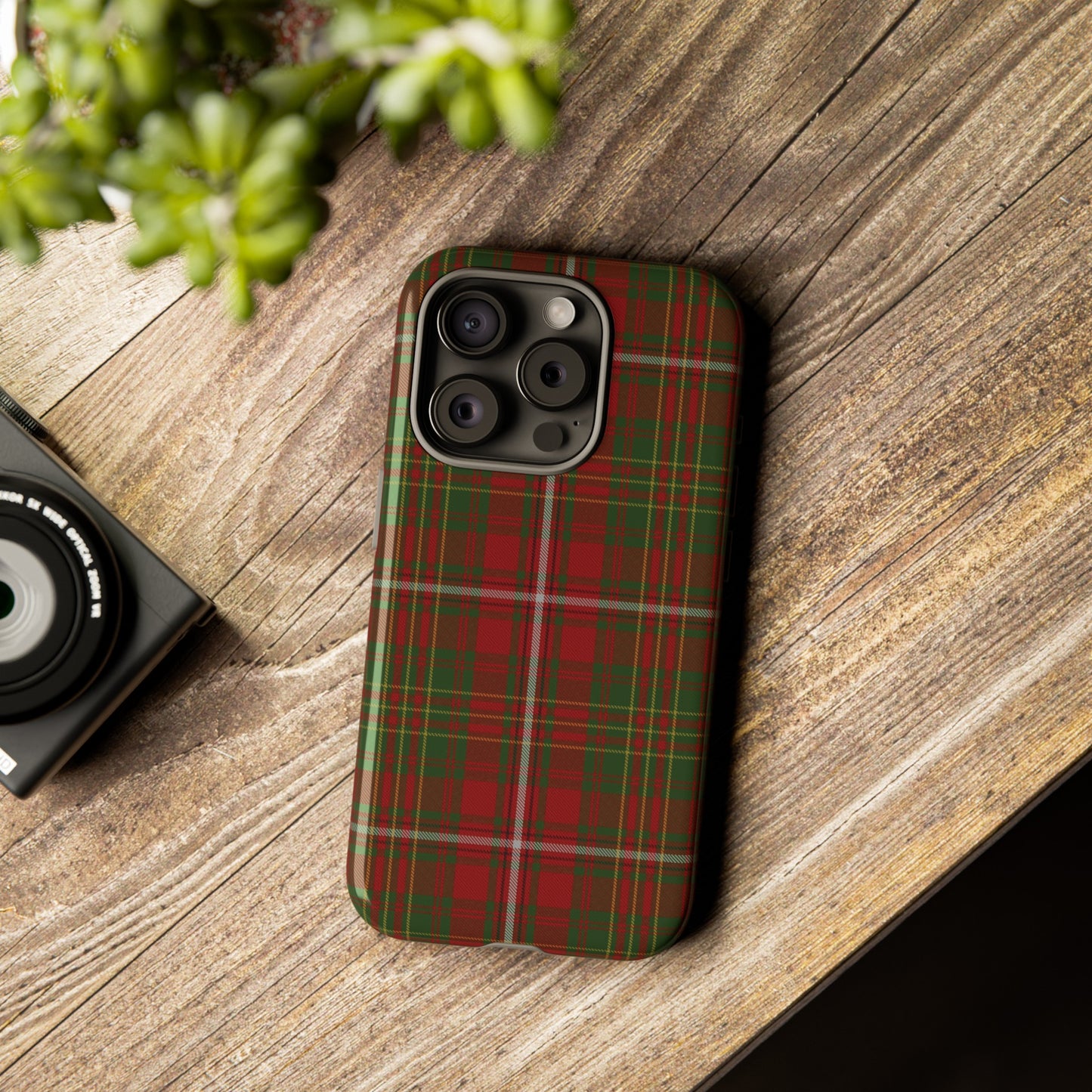 Scottish Tartan Phone Case - Hay, Various