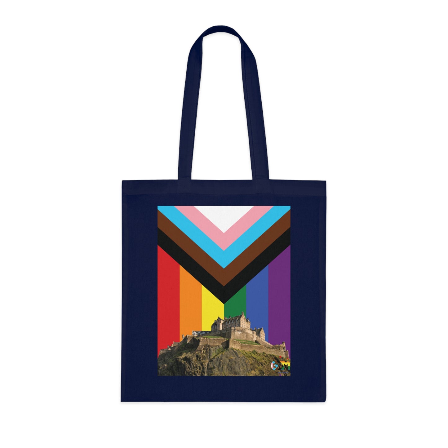 Edinburgh Castle Pride Progress Sky Cotton Tote Bag