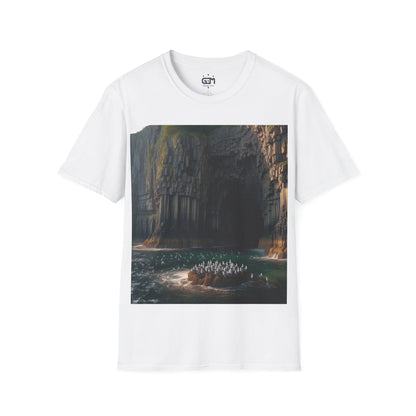 Fingal's Cave - Staffa Softstyle T-Shirt, Unisex Tee, Scottish Landmarks, Various Colours