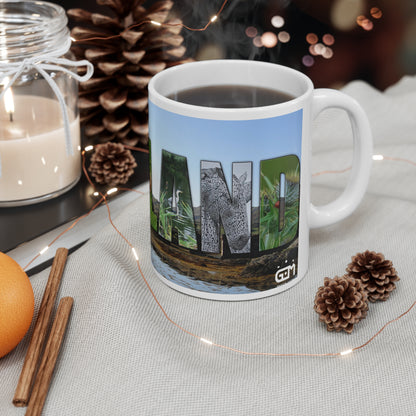 Eilean Donan Castle Scotland Photo Mug, Coffee Cup, Tea Cup, Scottish Art, Scottish Landmarks, Scottish Nature, White