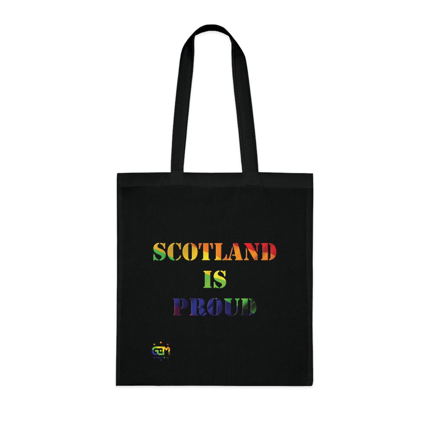 Scotland Pride Flag Map Cotton Tote Bag