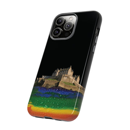 Edinburgh Castle Pride Rockface Phone Case - Rain, Various