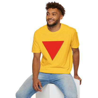 Red Triangle Softstyle Unisex T-Shirt, Various Colours