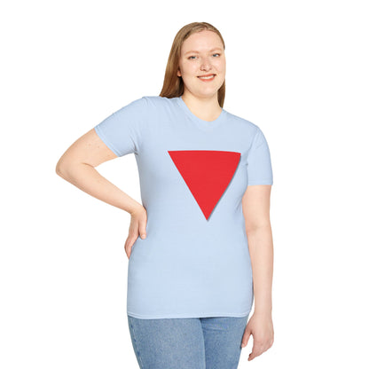 Red Triangle Softstyle Unisex T-Shirt, Various Colours