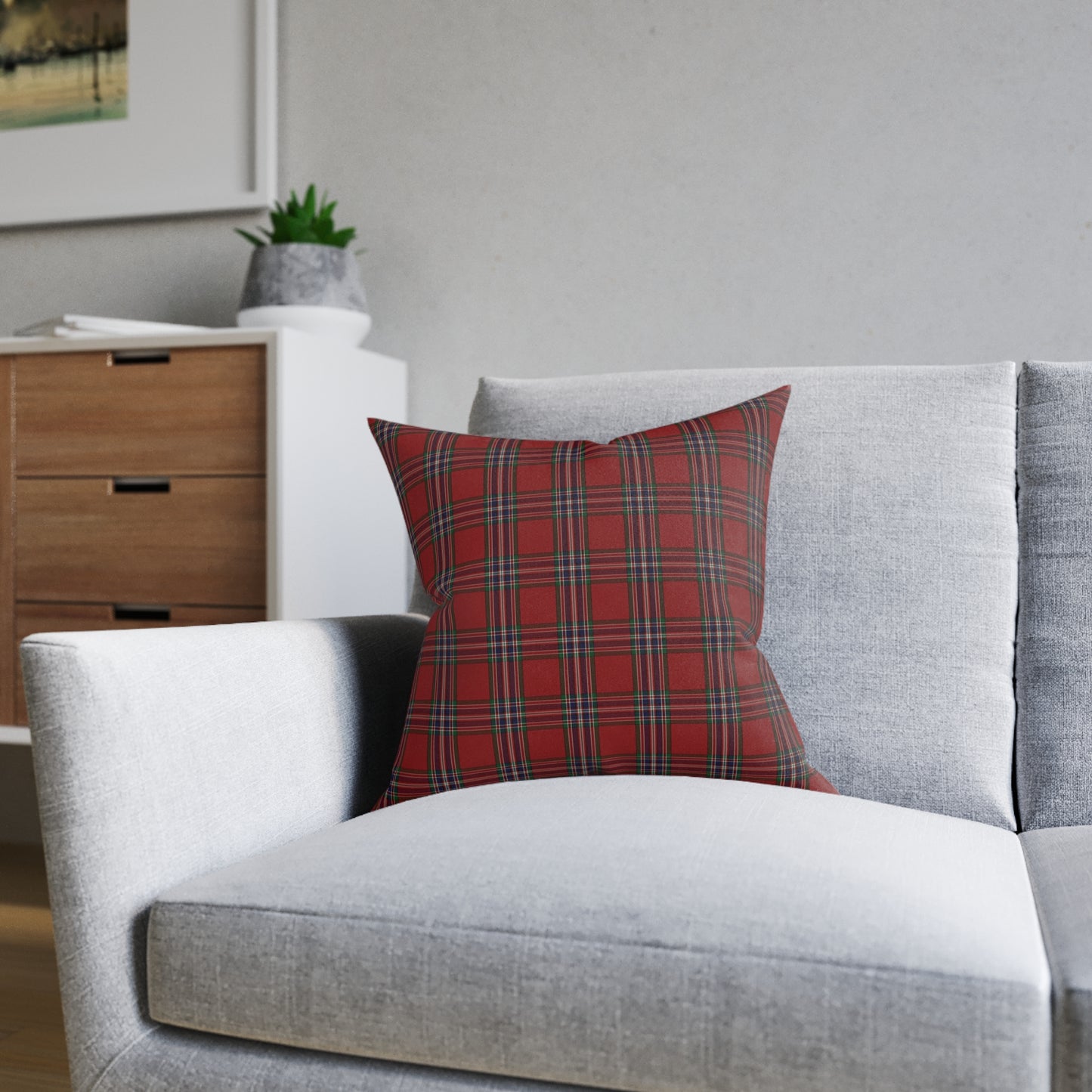 Reversible Square Cushion : MacFarlane Tartan, Various Sizes