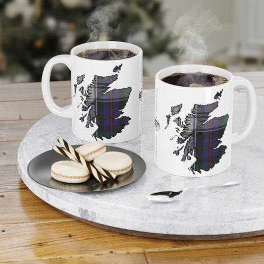 Tasse de carte de tartan d’Écosse – Tartan de robe Argyle, différentes tailles 