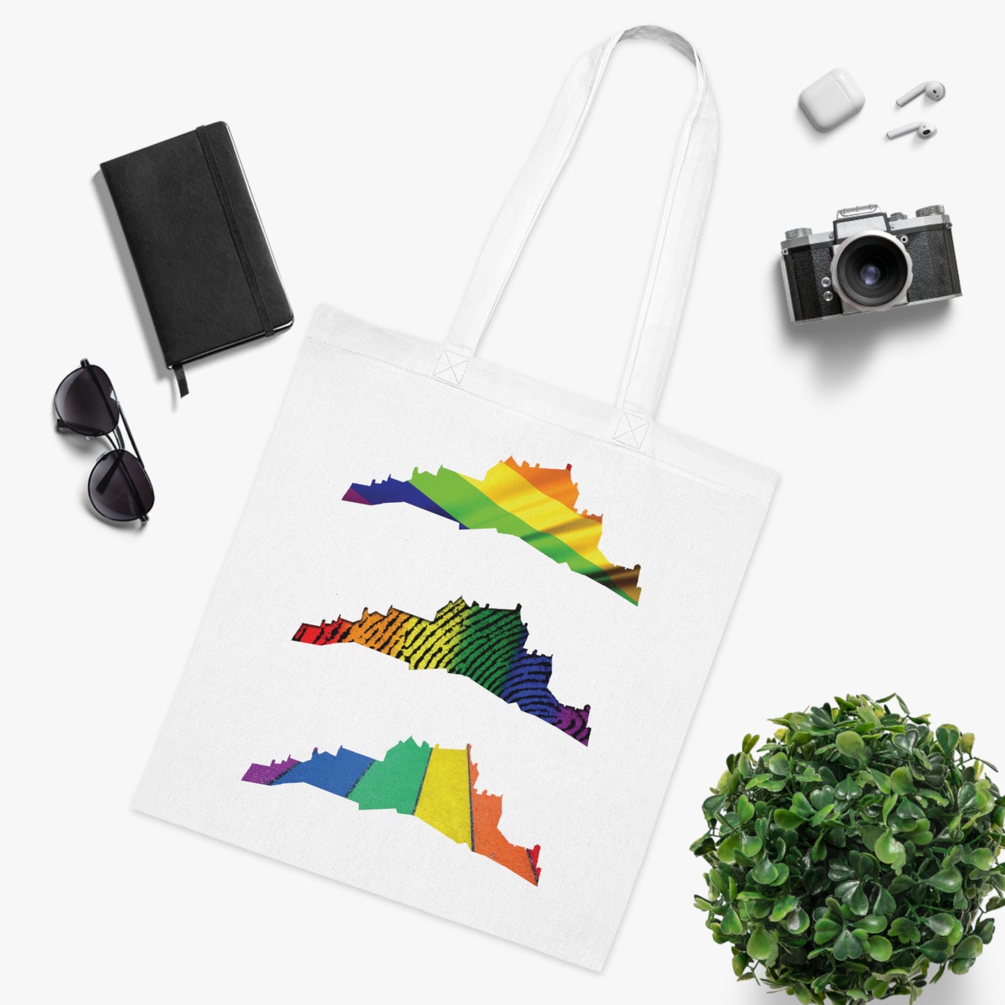 Pride Edinburgh Castles Cotton Tote Bag