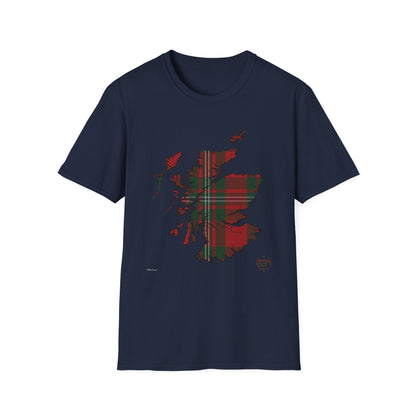 Tartan Ecosse Carte Softstyle T-Shirt Unisexe - MacGregor Tartan Tee