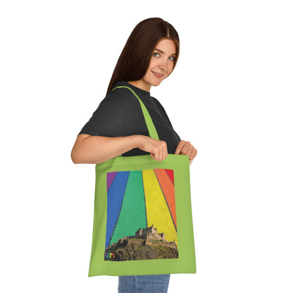 Edinburgh Castle Pride Road Sky Cotton Tote Bag