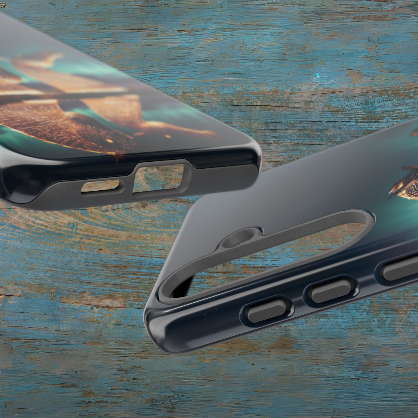 Kelpies Northern Lights Art Variant Phone Case, Scotland, Samsung