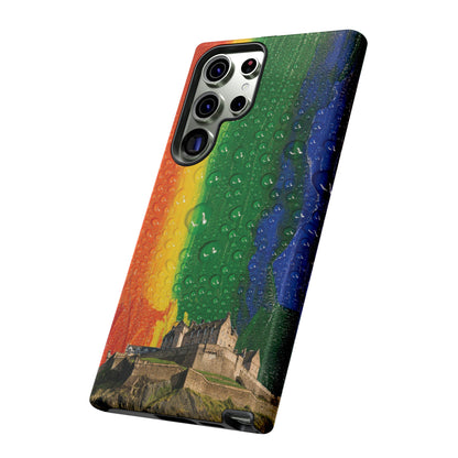 Edinburgh Castle Pride Phone Case - Rain, Various