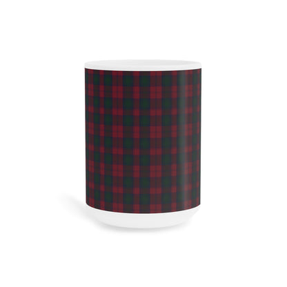 Tartan Mug - Lindsay Tartan, Scottish, Various Sizes