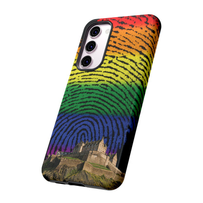 Edinburgh Castle Pride Phone Case - Fingerprint, Various