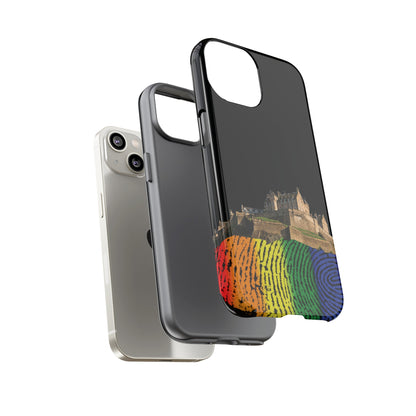 Edinburgh Castle Pride Rockface Phone Case - Fingerprint, Various