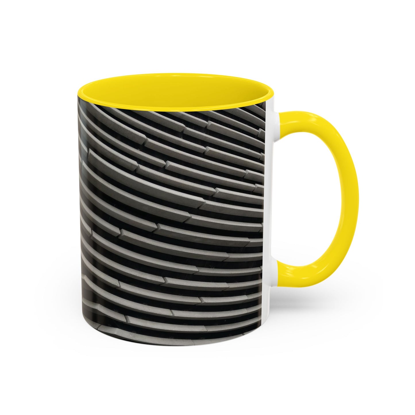 Tasses décoratives Écosse en gros plan - Scènes variées (jaune)