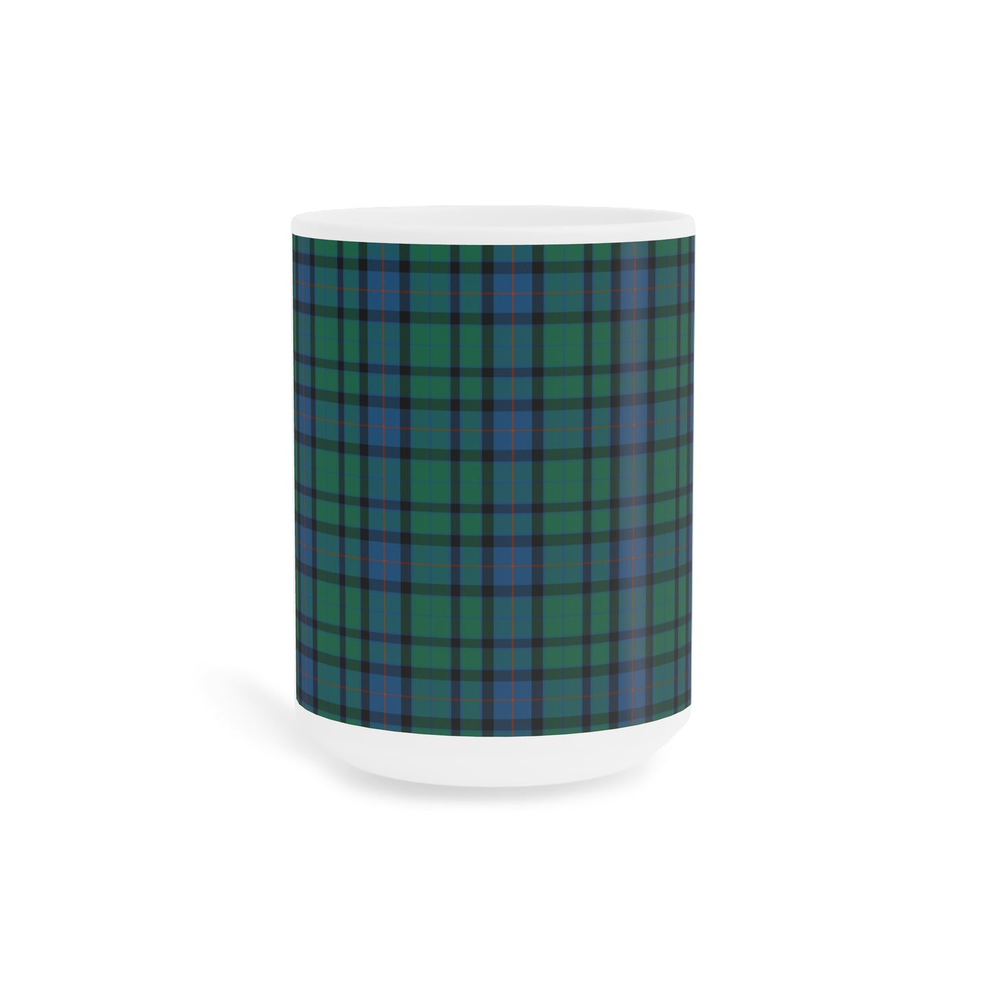 Tartan Mug - Flower of Scotland Tartan, Scottish, Various Sizes