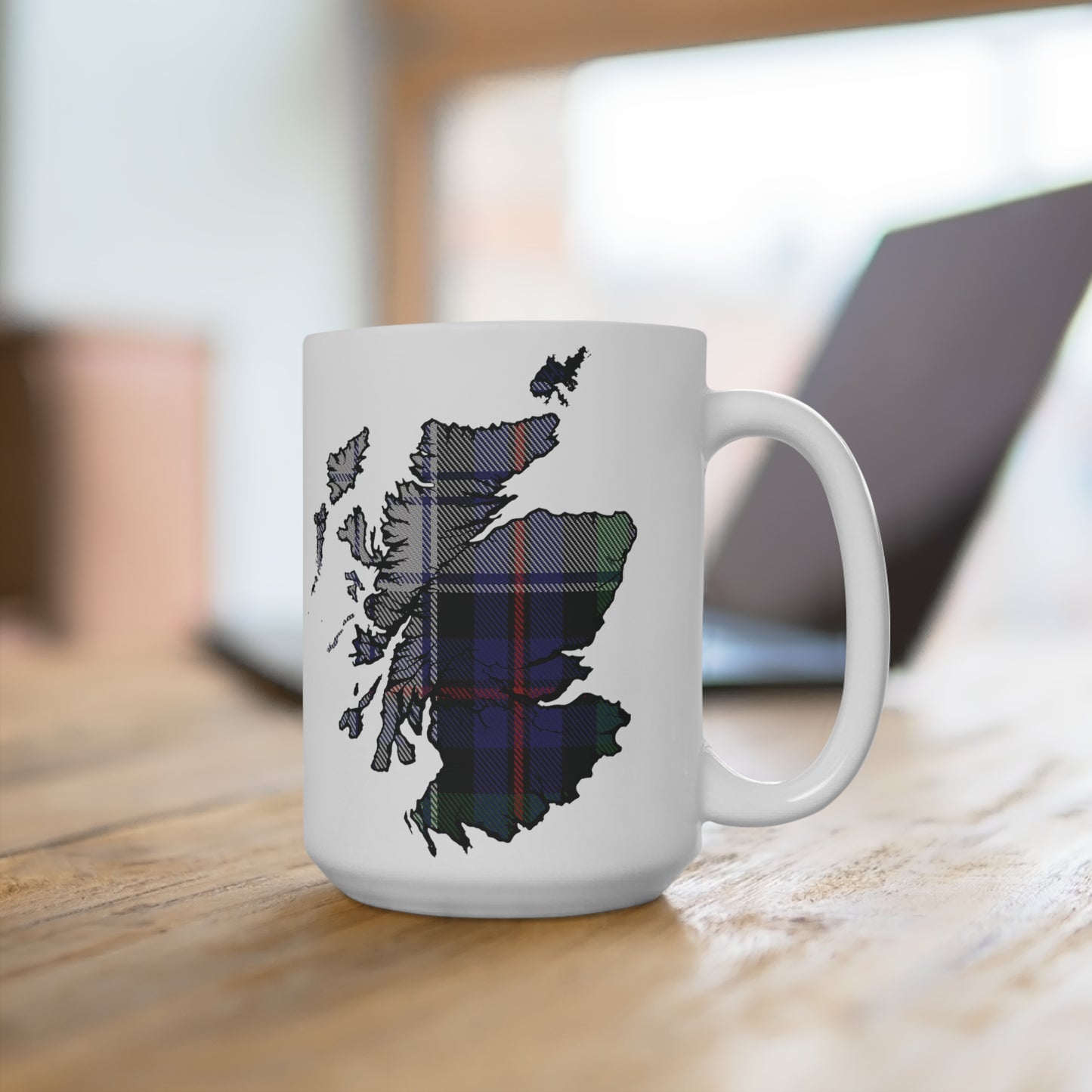 Tasse de carte de tartan d’Écosse – Tartan de robe Argyle, différentes tailles 