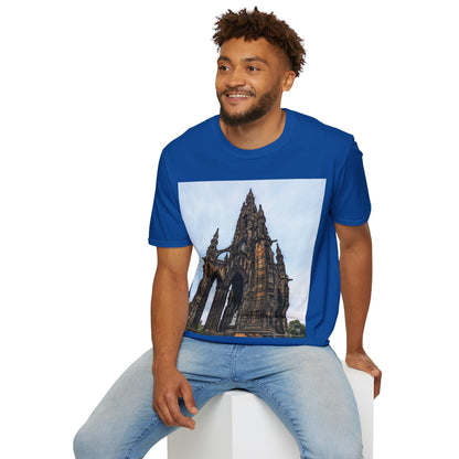 Scott Monument Photo Softstyle T-Shirt, Unisex Tee, Various Colours