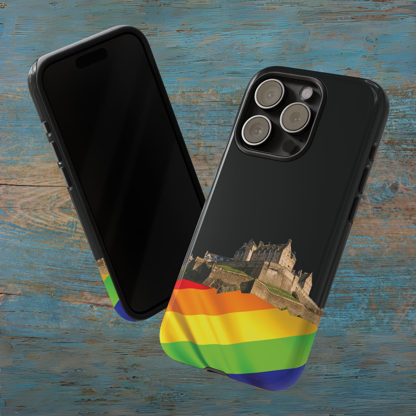 Edinburgh Castle Pride Rockface Phone Case - Flag, Various