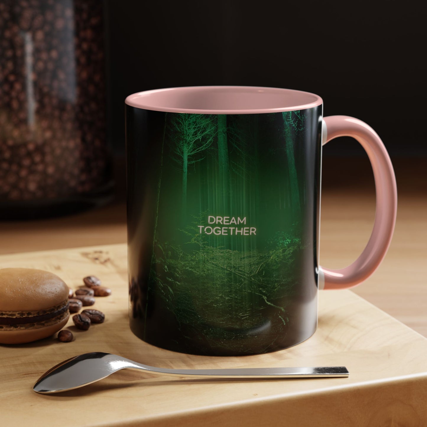 Tasses décoratives Écosse en gros plan - Scènes variées (rose)