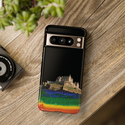 Edinburgh Castle Pride Rockface Phone Case - Rain, Various