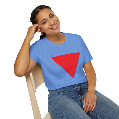 Red Triangle Softstyle Unisex T-Shirt, Various Colours