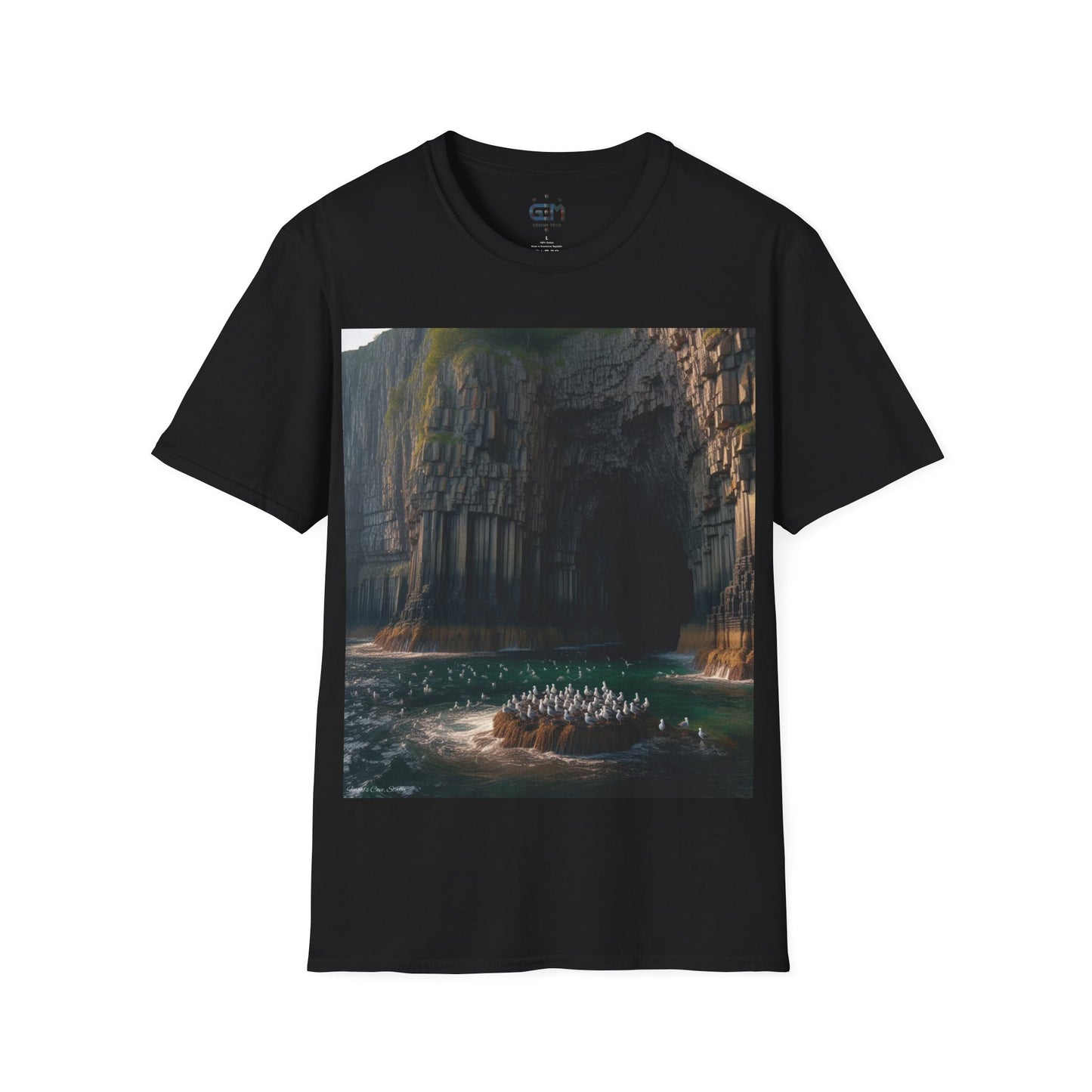 Fingal's Cave - Staffa Softstyle T-Shirt, Unisex Tee, Scottish Landmarks, Various Colours