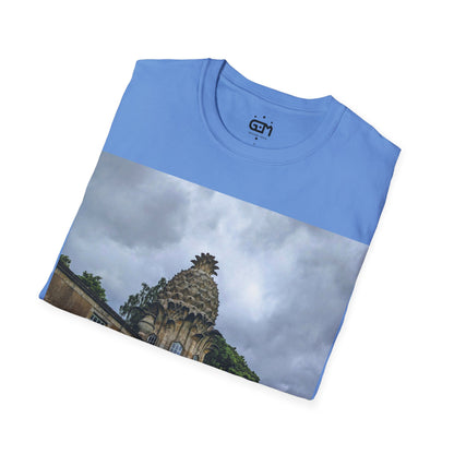 Dunmore Pineapple Photo Softstyle T-Shirt, Unisex Tee, Scotland Shirt, Scottish Landmark, Nature, Scenery, Various Colours