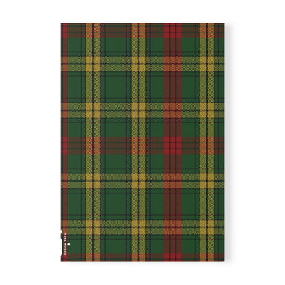 Carnet de notes A5 à couverture souple avec motif tartan écossais - MacMillan