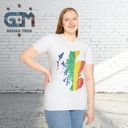 Scotland has PRiDE Road Clan Regions Map Unisex T-Shirt, Various Colours