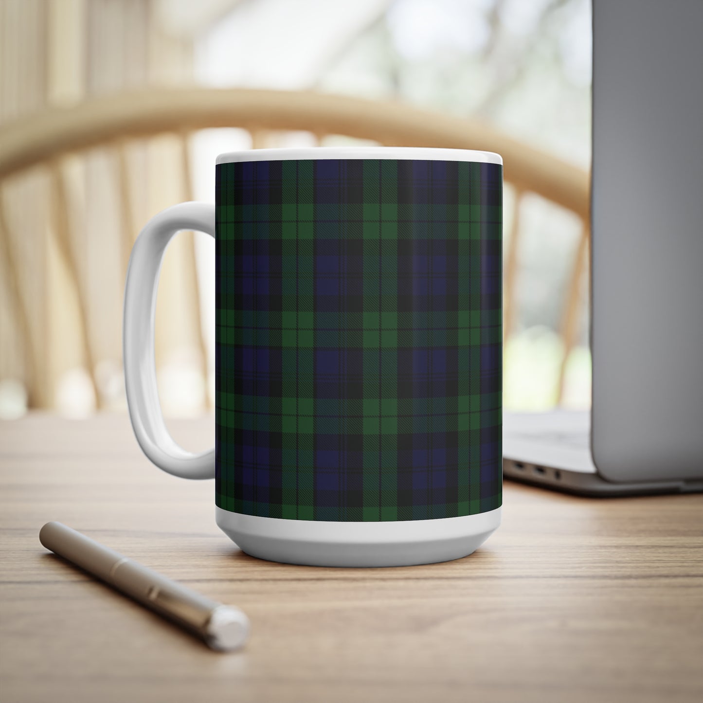 Black Watch Tartan Mug, Scotland