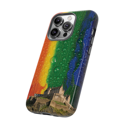 Edinburgh Castle Pride Phone Case - Rain, Various