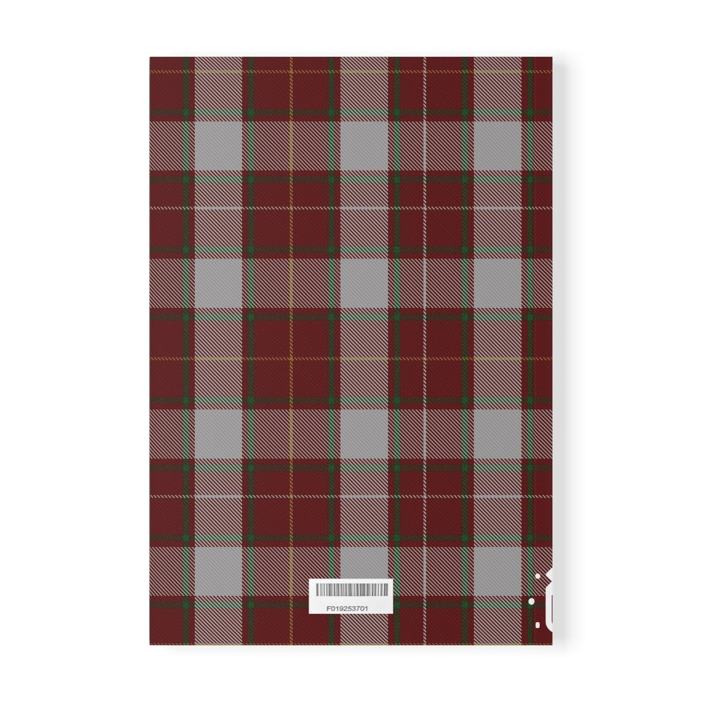 Scottish Tartan Softcover A5 Notebook - MacFie Dress