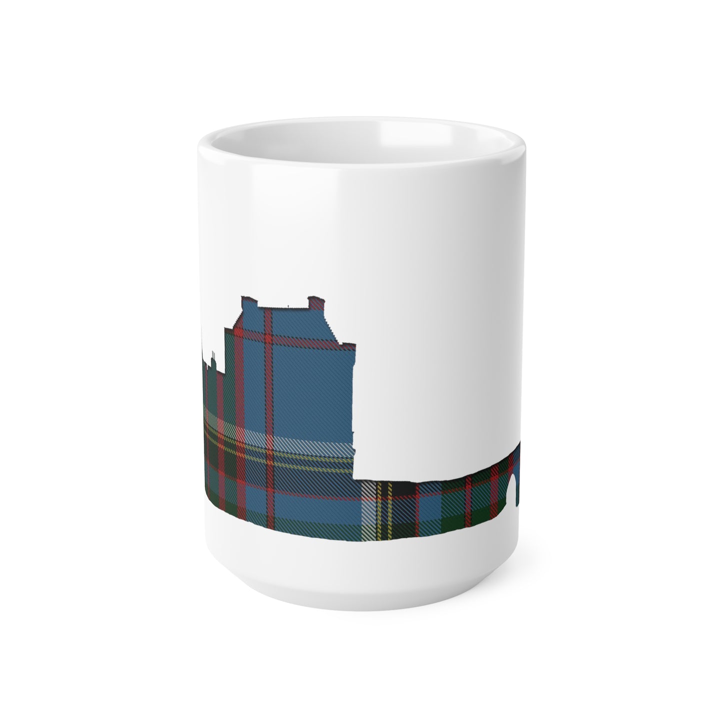 Tartan Eileen Donan Castle - Anderson Old Mug, White