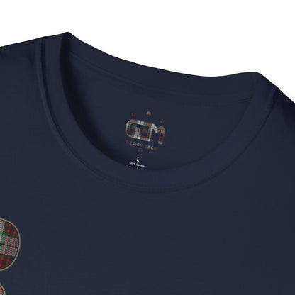 Scotland Lettering Fraser Tartan Softstyle T-Shirt, Unisex Tee, Various Colours