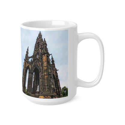 Scott Monument Photo Mug, Coffee Cup, Tea Cup, Scotland, White