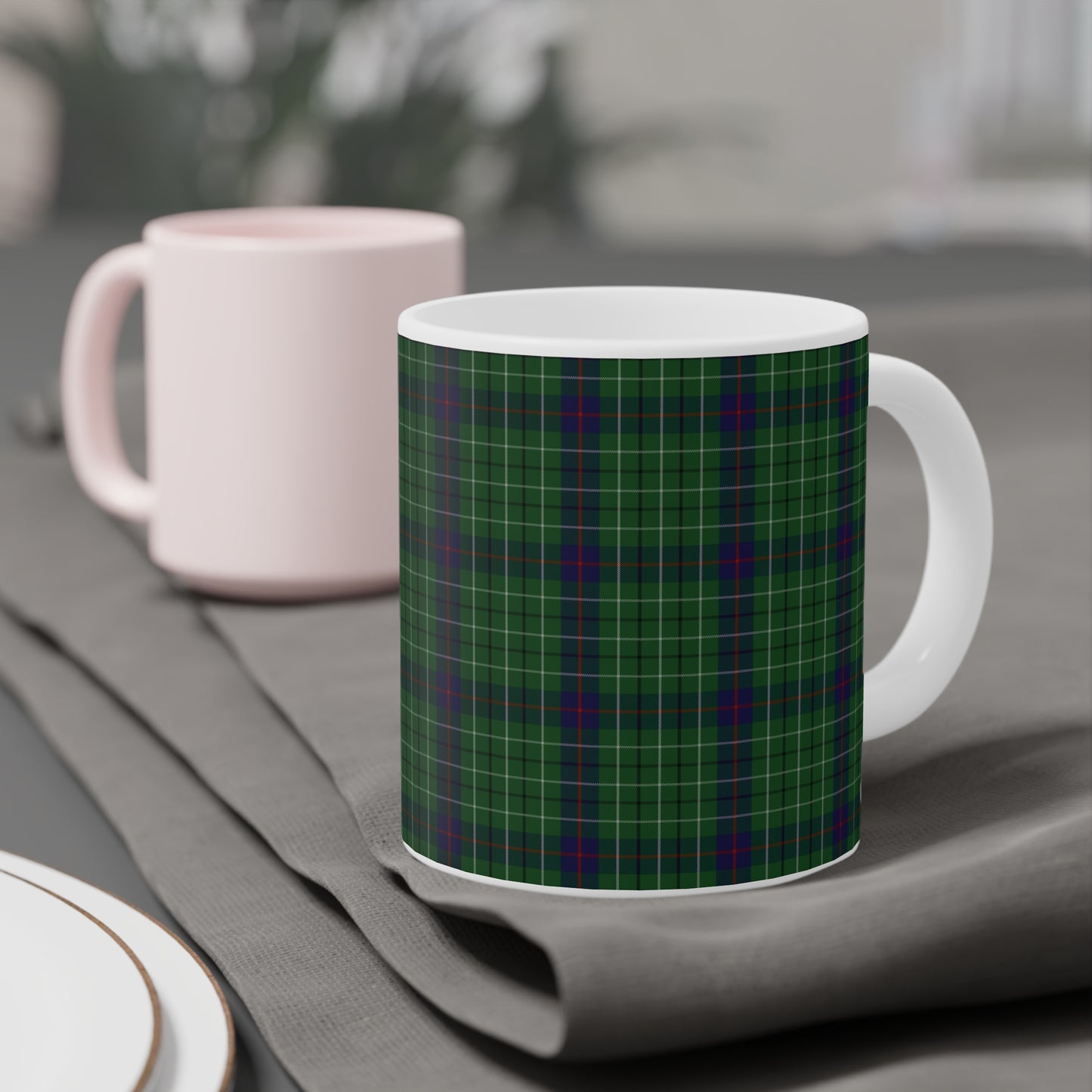 Tartan Mug - Duncan Tartan, Écossais, Différentes Tailles 