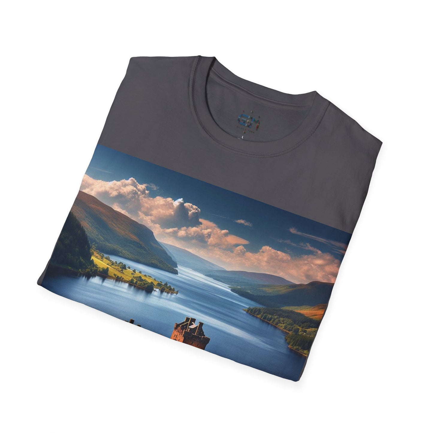 Urquhart Castle - Loch Ness Softstyle T-Shirt, Unisex Tee, Scottish Landmarks, Various Colours