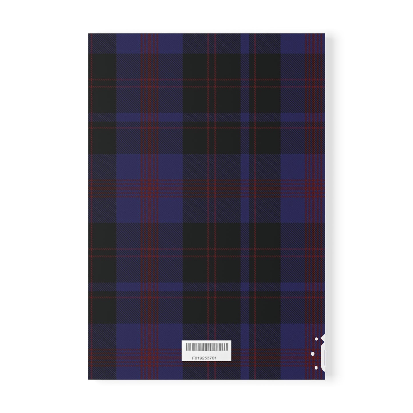 Scottish Tartan Softcover A5 Notebook - Angus