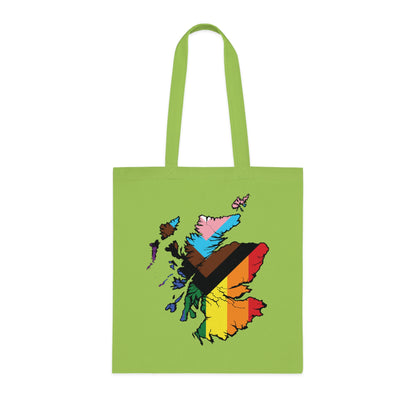 Scotland Pride Progress Map Cotton Tote Bag