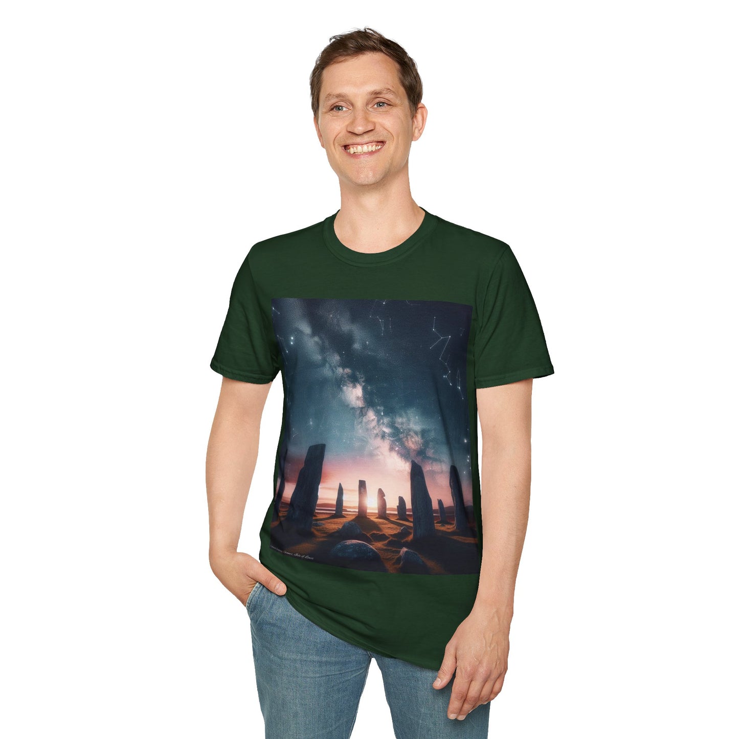 Callanish Standing Stones - Isle of Lewis Softstyle T-Shirt, Unisex Tee, Scottish Landmarks, Various Colours