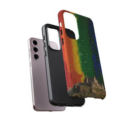 Edinburgh Castle Pride Phone Case - Rain, Various