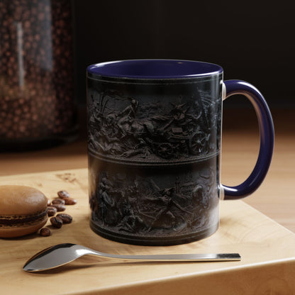 Tasses décoratives Écosse en gros plan - Scènes variées (bleu marine)