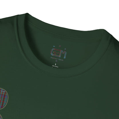 Scotland Lettering Anderson Tartan Softstyle T-Shirt, Unisex Tee, Various Colours