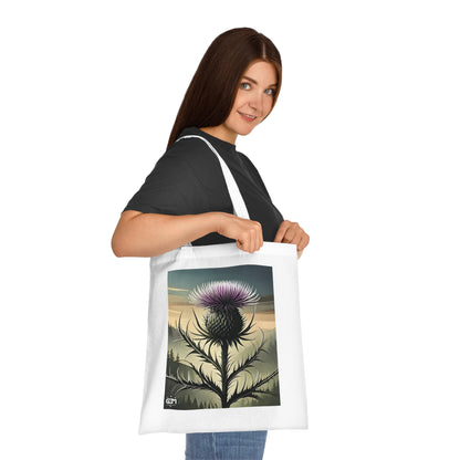 Scottish Nature Coloured Cotton Tote Bag